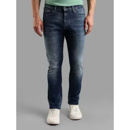 TOMMY HILFIGER Blue Mid Wash Slim Fit Mid Rise Jeans-picture-18
