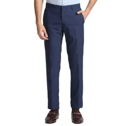 Tommy Hilfiger Blue Straight Fit Trousers-picture-41