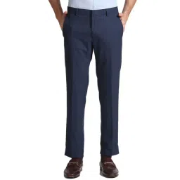 Tommy Hilfiger Blue Straight Fit Trousers-picture-22