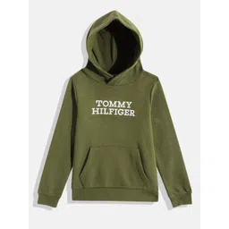 Tommy Hilfiger Boys Brand Logo Hooded Sweatshirt-picture-29