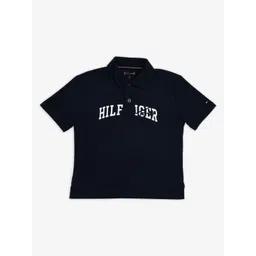 Tommy Hilfiger Boys Brand Logo Printed Polo Collar Knits Cotton Relaxed Fit T-shirt-picture-22