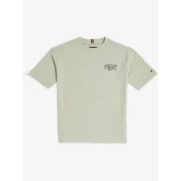 Tommy Hilfiger Boys Brand Logo Printed Pure Cotton Relaxed Fit T-shirt-picture-21