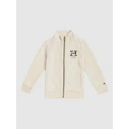 Tommy Hilfiger Boys Brand Logo Printed Stand Collar Bomber Jacket-picture-15