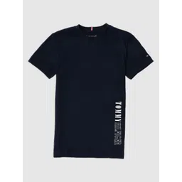 Tommy Hilfiger Boys Brand Logo Printed T-shirt-picture-36