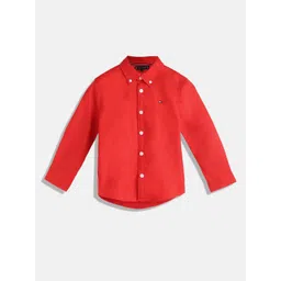 Tommy Hilfiger Boys Button-Down Collar Casual Shirt-picture-49