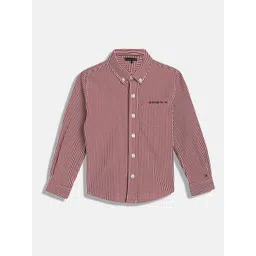 Tommy Hilfiger Boys Gingham Checks Opaque Casual Shirt-picture-17