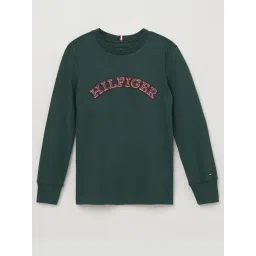 Tommy Hilfiger Boys Green Cotton Embroidery T-Shirt-picture-25