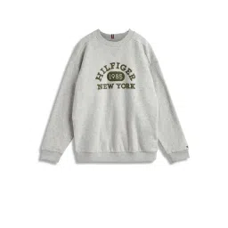 TOMMY HILFIGER Boys Grey Graphic Sweatshirt-picture-17