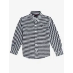 Tommy Hilfiger Boys Horizontal Stripes Striped Casual Shirt-picture-58