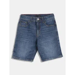 TOMMY HILFIGER Boys Midblue Washed Shorts-picture-29