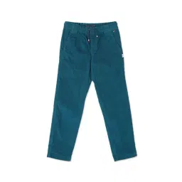 Tommy Hilfiger Boys Petrol Cotton Regular Fit Trousers-picture-39