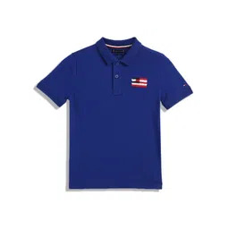 Tommy Hilfiger Boys Polo Collar Applique T-shirt-picture-18
