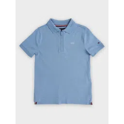 Tommy Hilfiger Boys Polo Collar Short Sleeves Cotton T-shirt-picture-20