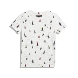 tommy hilfiger Boys Printed Regular Fit Cotton Round-Neck T-Shirt-picture-12