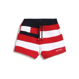 TOMMY HILFIGER Boys Red Cotton Striped Shorts-picture-32