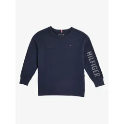 Tommy Hilfiger Boys Round Neck Pure Cotton Relaxed Fit T-Shirt-picture-22