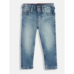 Tommy Hilfiger Boys Slim Fit Mid-Rise Heavy Fade Stretchable Jeans-picture-29