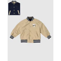 Tommy Hilfiger Boys Stand Collar Solid Reversible Bomber Jacket-picture-32