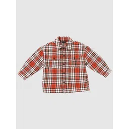 Tommy Hilfiger Boys Tartan Checks Checked Spraed Collar Relaxed Fit Cotton Shirt-picture-15