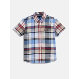 Tommy Hilfiger Boys Tartan Checks Opaque Checked Casual Shirt-picture-36