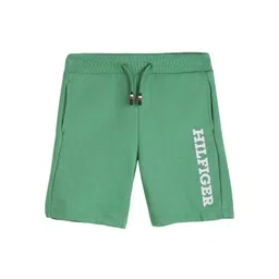 Tommy Hilfiger Boys Typography Embroidered Cotton Shorts-picture-38