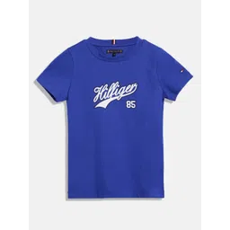 Tommy Hilfiger Boys Typography Printed Pure Cotton T-shirt-picture-38