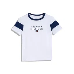 Tommy Hilfiger Boys Typography Printed Round Neck Cotton T-shirt-picture-17