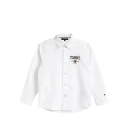 TOMMY HILFIGER Boys White Applique Shirt-picture-37