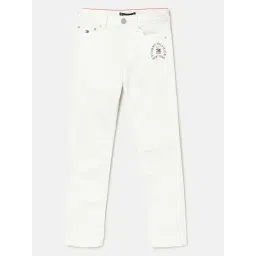 Tommy Hilfiger Boys White Cotton Jeans-picture-43