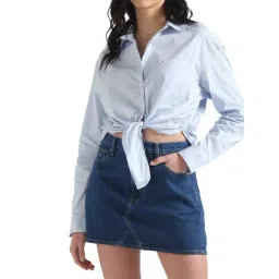 Tommy Hilfiger Breezy Blue Regular Fit Shirt-picture-28