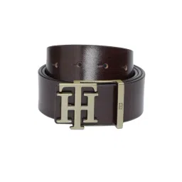 TOMMY HILFIGER Brown & Navy Bonwell Reversible Belt-picture-30