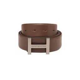 TOMMY HILFIGER Brown & Tan Bulkeley Textured Leather Formal Belt-picture-21