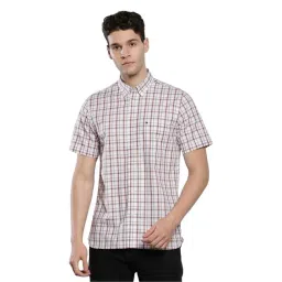 Tommy Hilfiger Brown Cotton Regular Fit Checks Shirt-picture-30