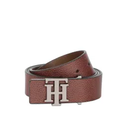 Tommy Hilfiger Brown Leather Waist Belt for Men-picture-23