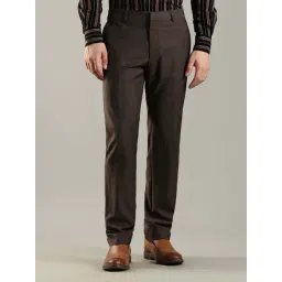 Tommy Hilfiger Brown Regular Fit Checks Trousers-picture-43