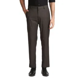 Tommy Hilfiger Brown Straight Fit Trousers-picture-18