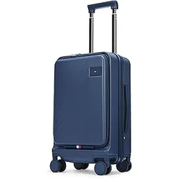 tommy hilfiger Cabin Size Luggage Duke - Navy |Carry-On Trolley Bag with TSA Lock |360° Spinner Wheels |Telescopic Handle |Hardshell PC Suitcase | Laptop Compartment | 56cm | 44L Capacity-picture-15