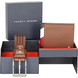 tommy hilfiger Cascais Free Size Belt+Wallet Gift Sets For Men - Brown/Tan-picture-30