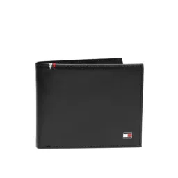 Tommy Hilfiger Checker Black Casual Leather Bi-Fold Wallet for Men-picture-41