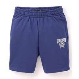 Tommy Hilfiger Cotton Shorts Text Print- Blue-picture-16