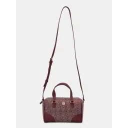 TOMMY HILFIGER Deep Rouge Logo Satchel Bag-picture-23