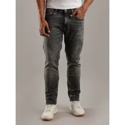 Tommy Hilfiger Denim Black Mid Wash Slim Fit Mid Rise Jeans-picture-34