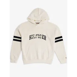 Tommy Hilfiger Europe Boys Embroidered Logo Relaxed Fit Cotton Hooded Sweatshirt-picture-22