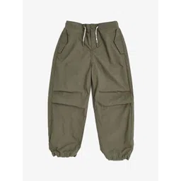 Tommy Hilfiger Europe Boys Pure Cotton Relaxed-Fit Mid-Rise Joggers image 1