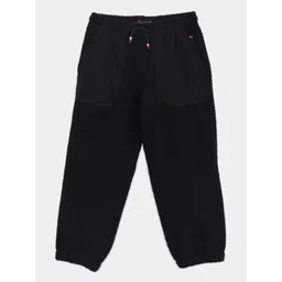 Tommy Hilfiger Europe Boys Textured Regular Fit Mid Rise Joggers-picture-34