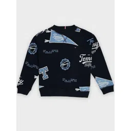 Tommy Hilfiger Europe Boys Typography Printed Long Sleeve Pullover Sweatshirt-picture-23