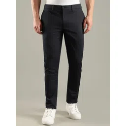 Tommy Hilfiger Europe Men Mid-Rise Self Design Slim Fit Trousers-picture-17