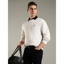 Tommy Hilfiger Europe Men Regular Fit Round Neck Cotton Pullover Sweatshirt-picture-19