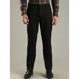 Tommy Hilfiger Europe Men Solid Mid Rise Formal Trousers-picture-28