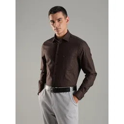 Tommy Hilfiger Europe Micro Ditsy Printed Pure Cotton Formal Shirt-picture-32